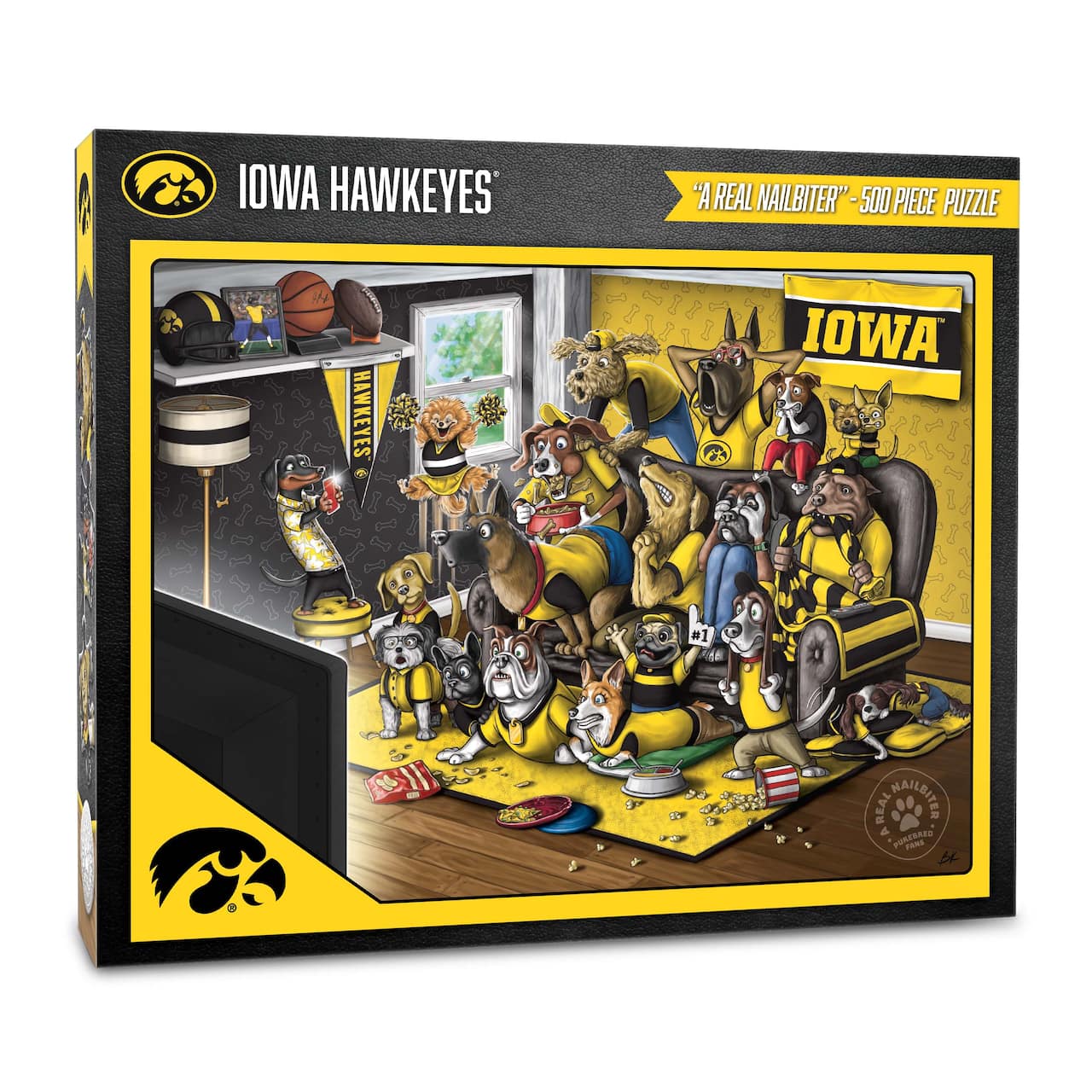 College Football Purebred Fans A Real Nailbiter 500 Piece Puzzle